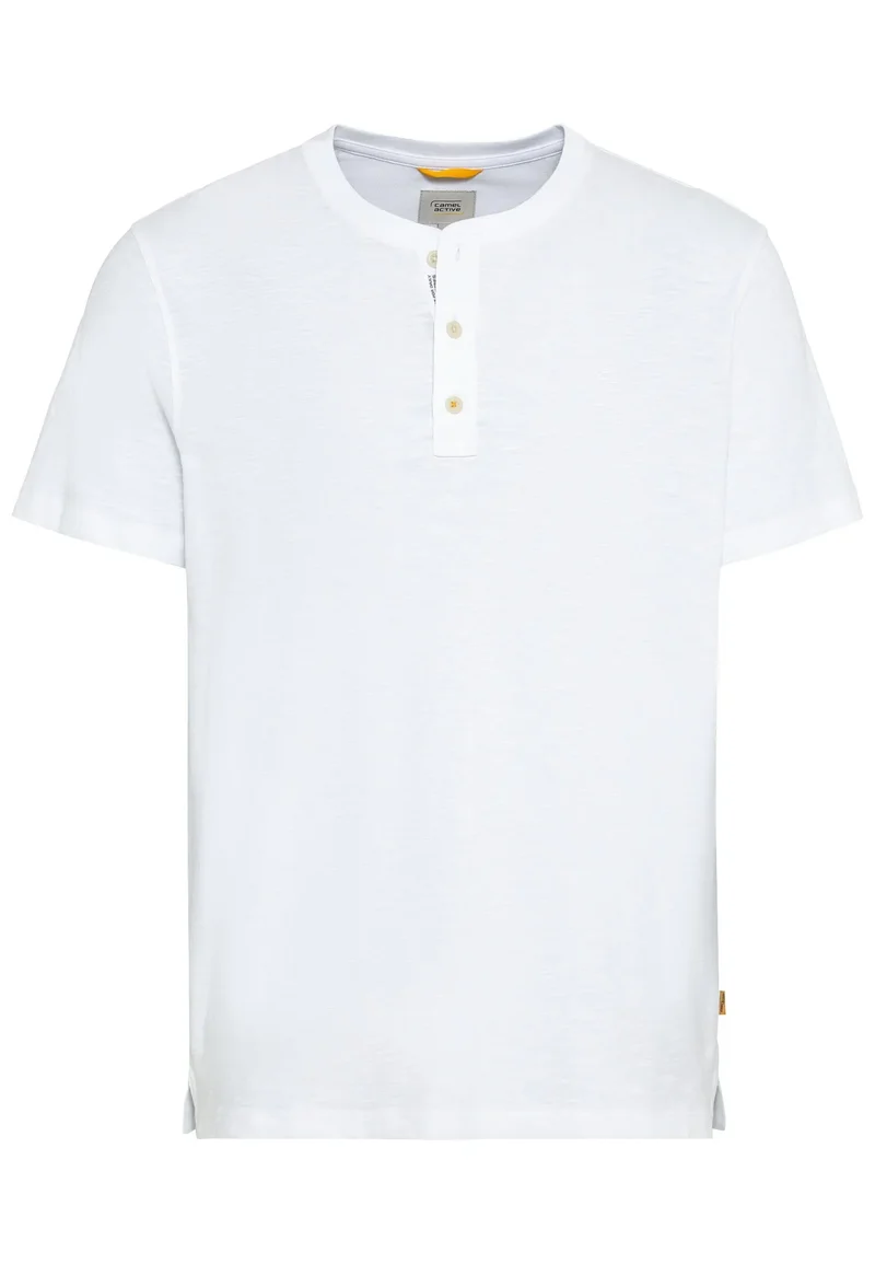 T-Shirt mit Henleykragen