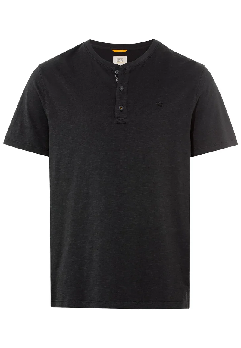 T-Shirt mit Henleykragen