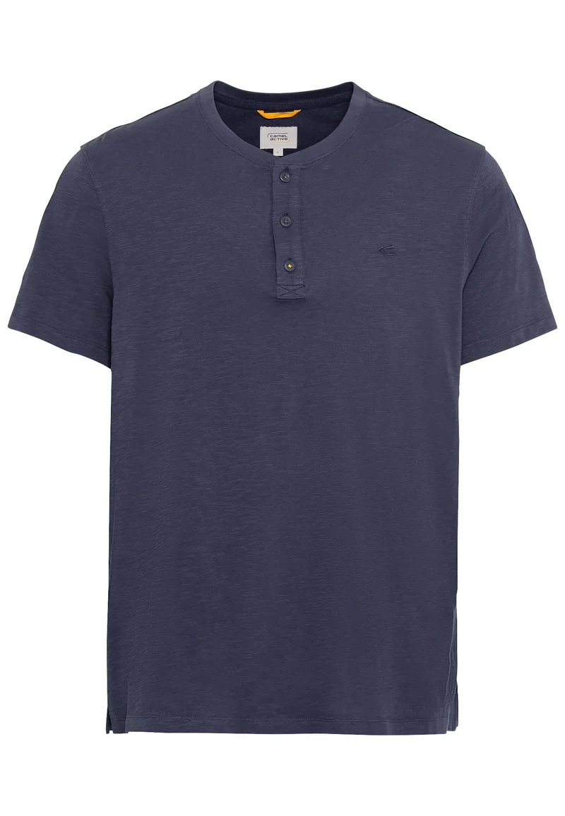 T-Shirt mit Henleykragen