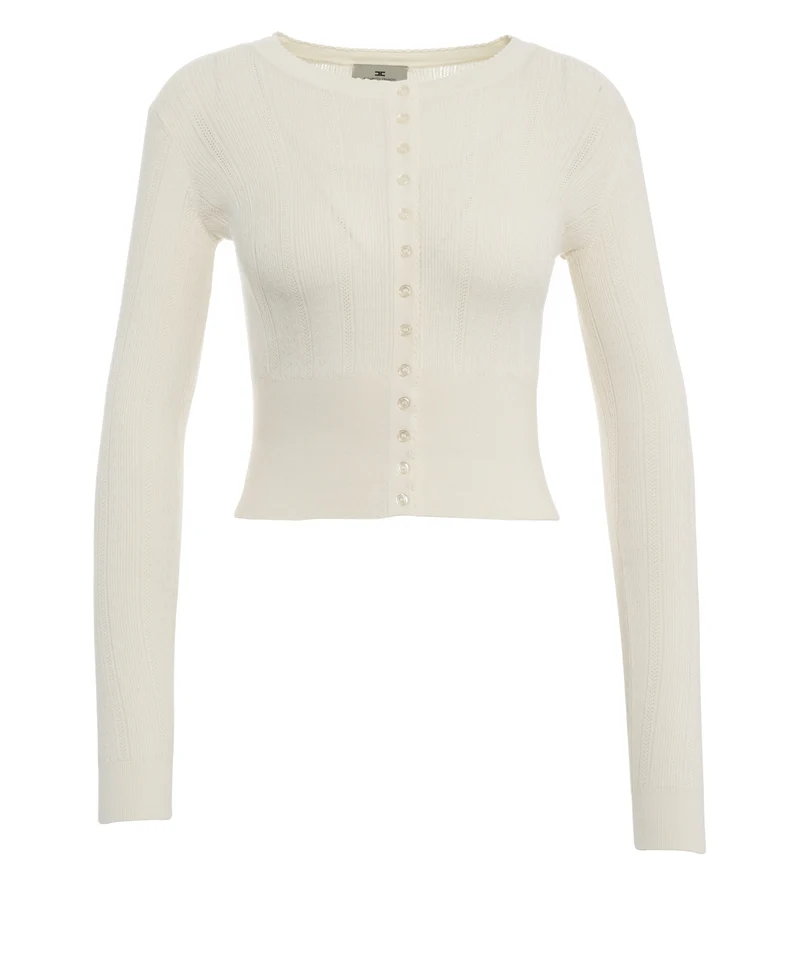 Cardigan con chiusura con bottoni
