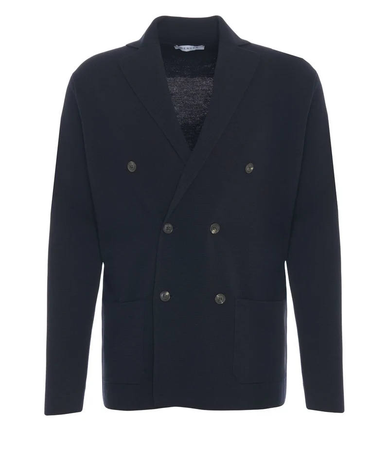 Blazer in lana merino
