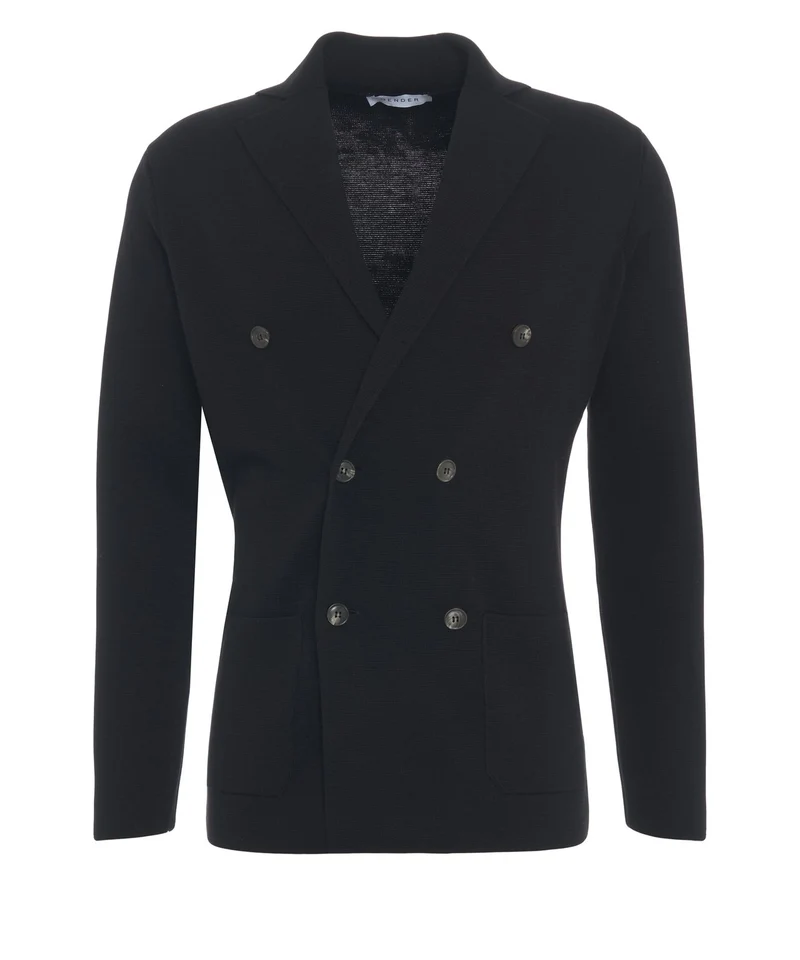 Blazer in lana merino