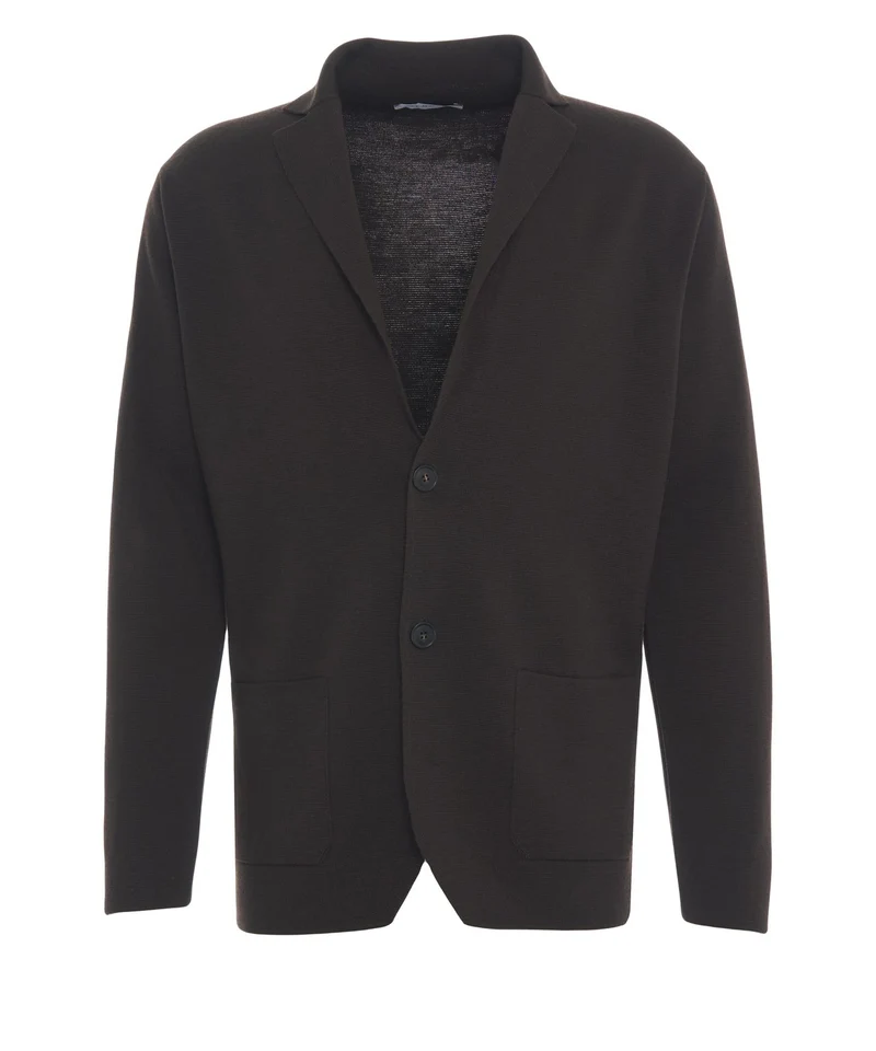 Blazer in lana merino