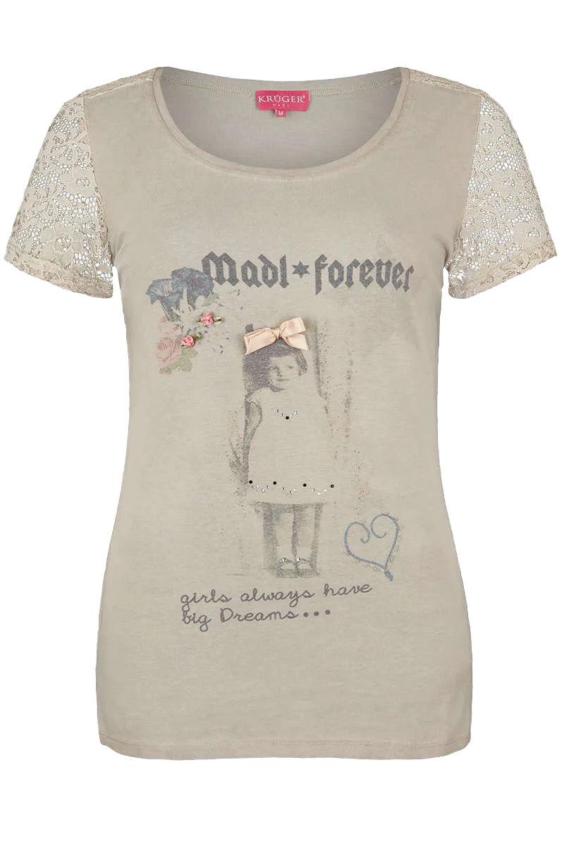 Trachten Damen T-Shirt 'Madl forever'