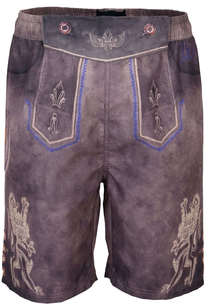 Herren Badehose Blaue Raute